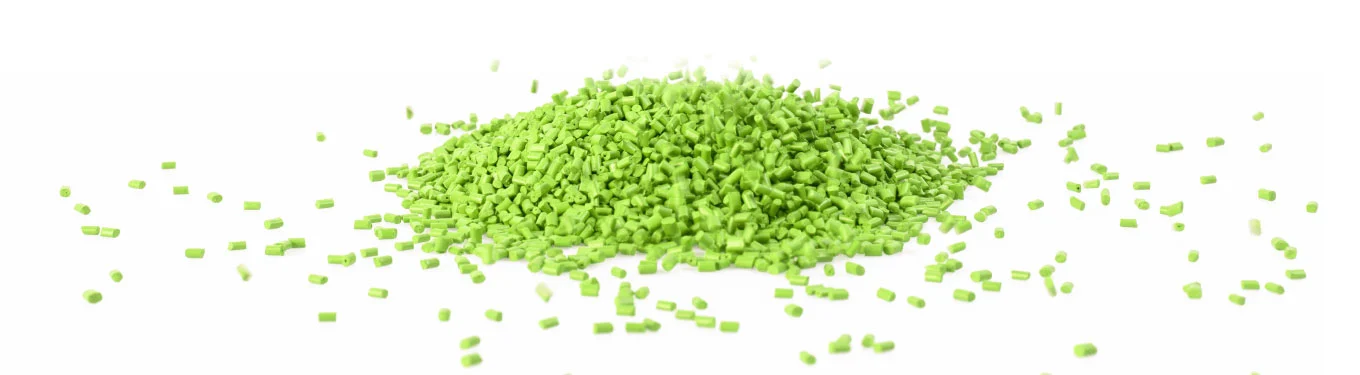 EKO-PUNKT - Im Auftrag der Zukunft - Foto Recyklat Chips Confetti Rohstff-Wiederverwertung Recycling