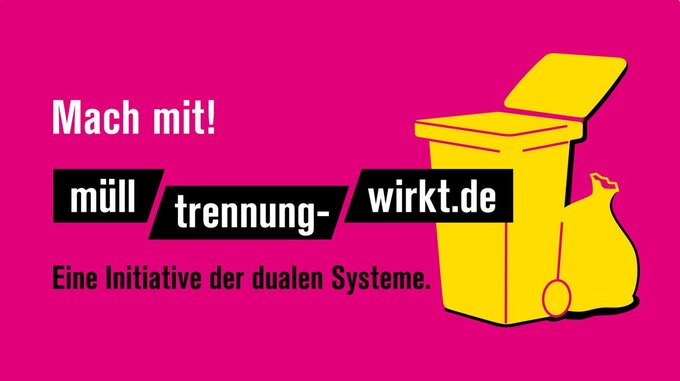 EKO-PUNKT // Logo der Initiative "Mülltrennung wirkt"