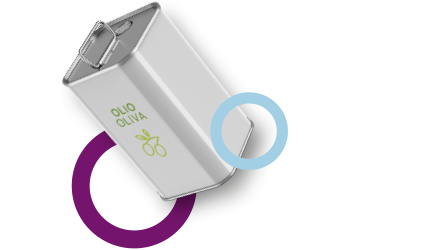 EKO-PUNKT - Im Auftrag der Zukunft - Grafik Verpackung Metall-Kanister Metall-Dose 